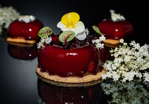 Cheesecake borůvka a bezový květ