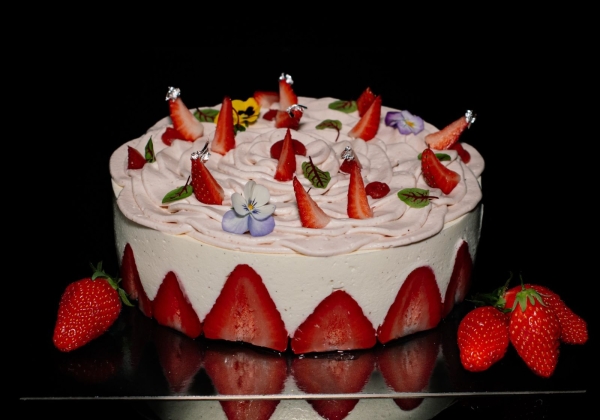 Fraisier, 6-8 osob, ø 20cm